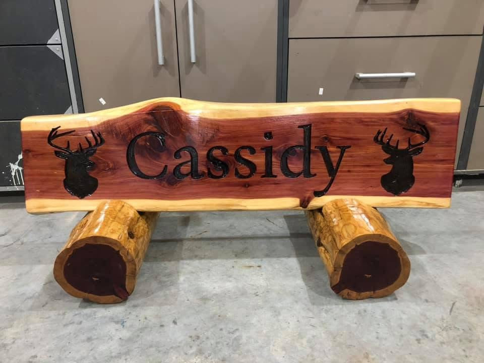 Outdoor Cedar Signs