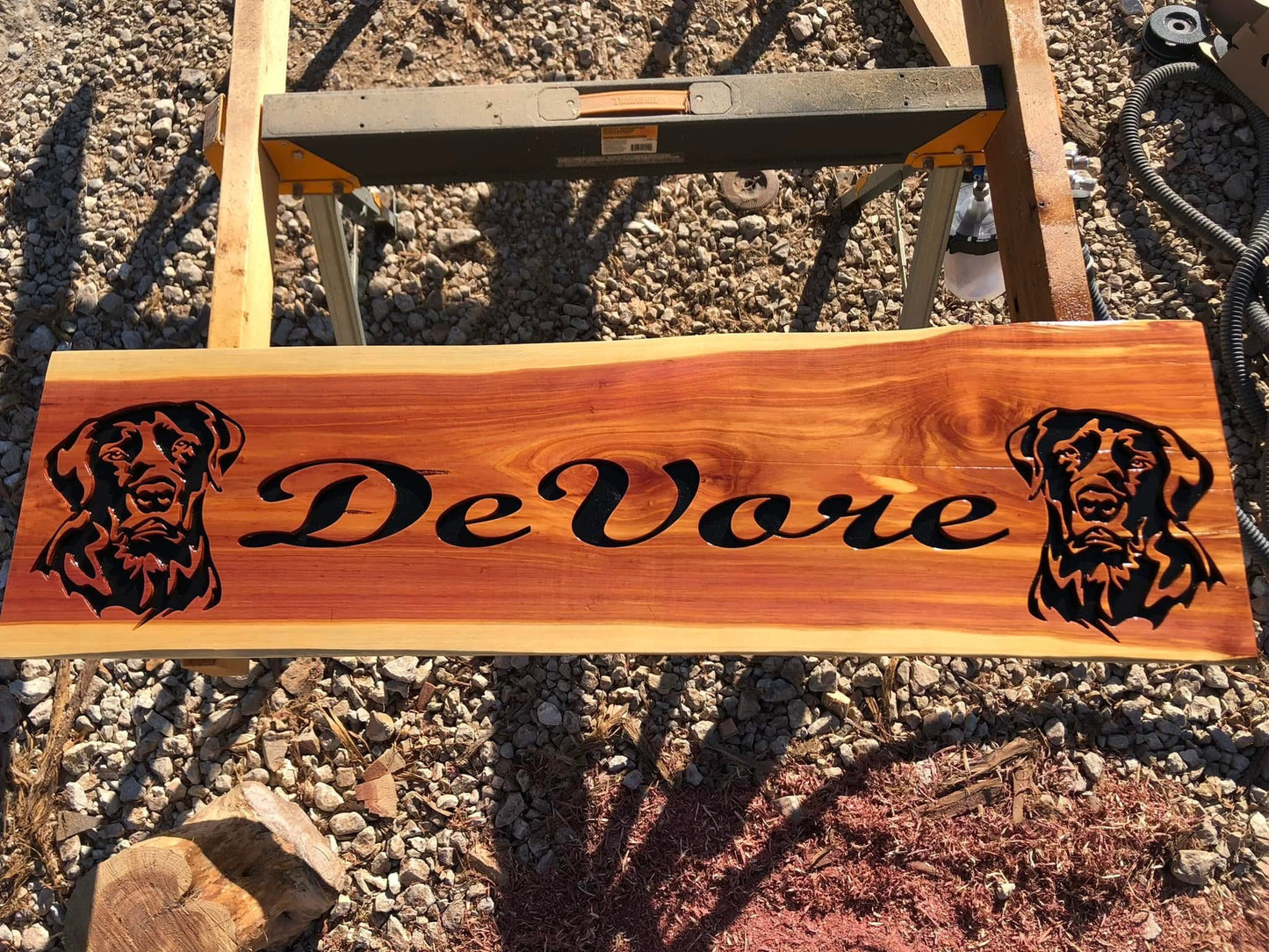 Outdoor Cedar Signs