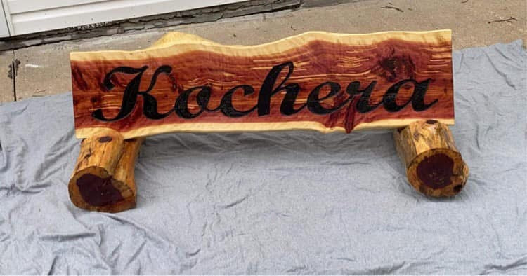 Outdoor Cedar Signs
